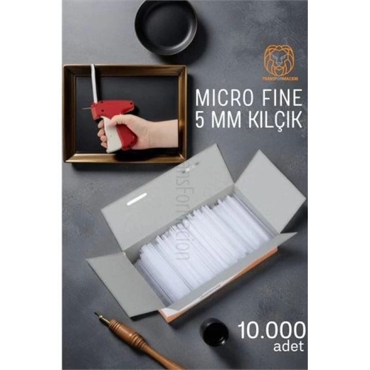 BFS  5MM Şeffaf Kılçık Tabanca Yedeği 10.000 adet