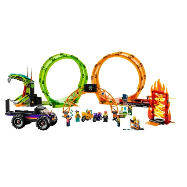 BFS  60339 Lego City - Çift Çemberli Gösteri Arenası 598 parça +7 yaş