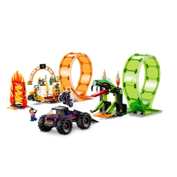BFS  60339 Lego City - Çift Çemberli Gösteri Arenası 598 parça +7 yaş