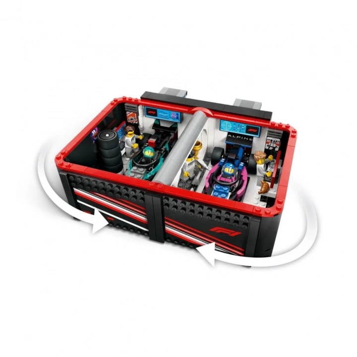 BFS   60444 Lego City F1 Garajı ve Mercedes-AMG ve Alpine Arabaları 678 parça +7 yaş