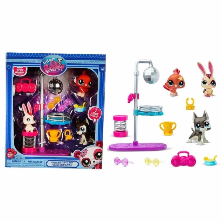 BFS  6377 SUN- LİTTLEST PETSHOP MİNİŞLER  DISCO NİGHT  OYUN SETİ