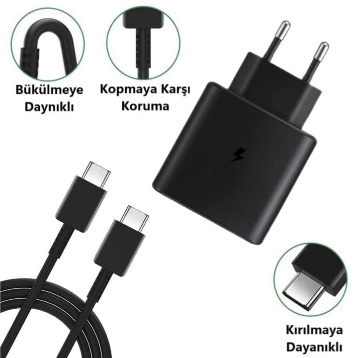 BFS  65W Hızlı Şarj Edebilen TYPE C uçlu Şarj Aleti