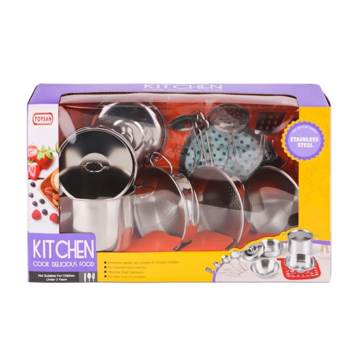 BFS   666-B8 Metal Çay Seti -Toysan Oyuncak