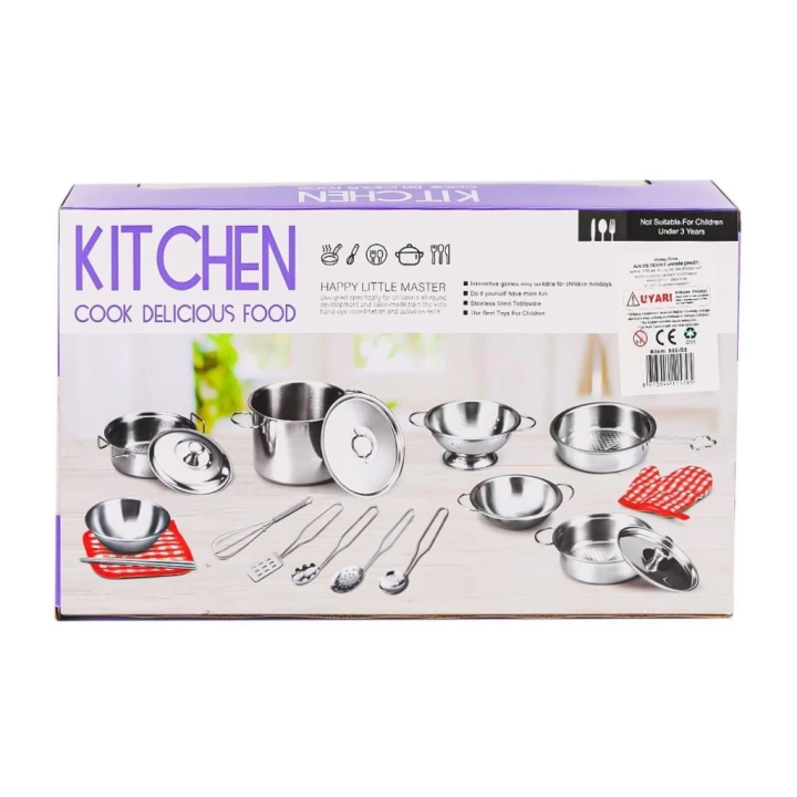 BFS   666-B8 Metal Çay Seti -Toysan Oyuncak