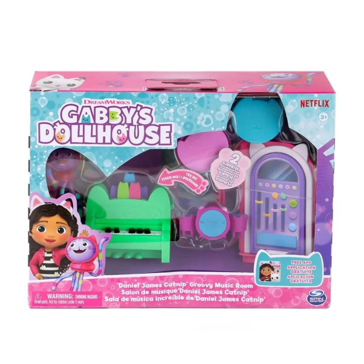 BFS   69300 Gabbys Dollhouse Baby Box Cat Craft-a-Riffic Room Gabby Kedi Riffic Odası