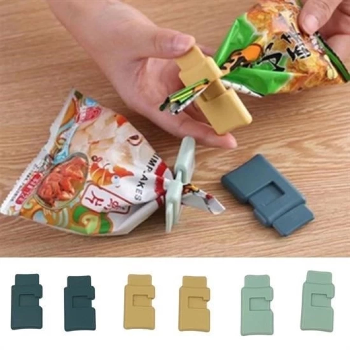 BFS   6lı Hava Sızdırmaz Poşet Torba Ambalaj  Ve Paket Kıstırmalı Kapatma Klipsi