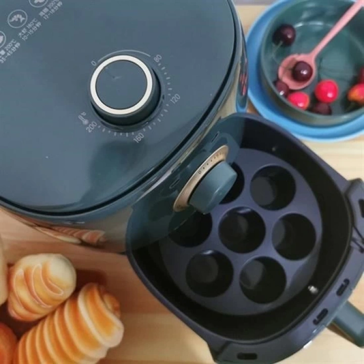 BFS  7 Gözlü Silikon Çok Amaçlı Airfryer Muffin Cupcake Kek ve Çörek Pişirme Kalıbı