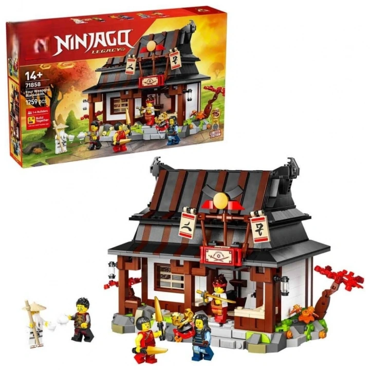 BFS 71858 Ninjago Four Weapons Blacksmith 15.Yıl Limited Edition 1259 parça +14