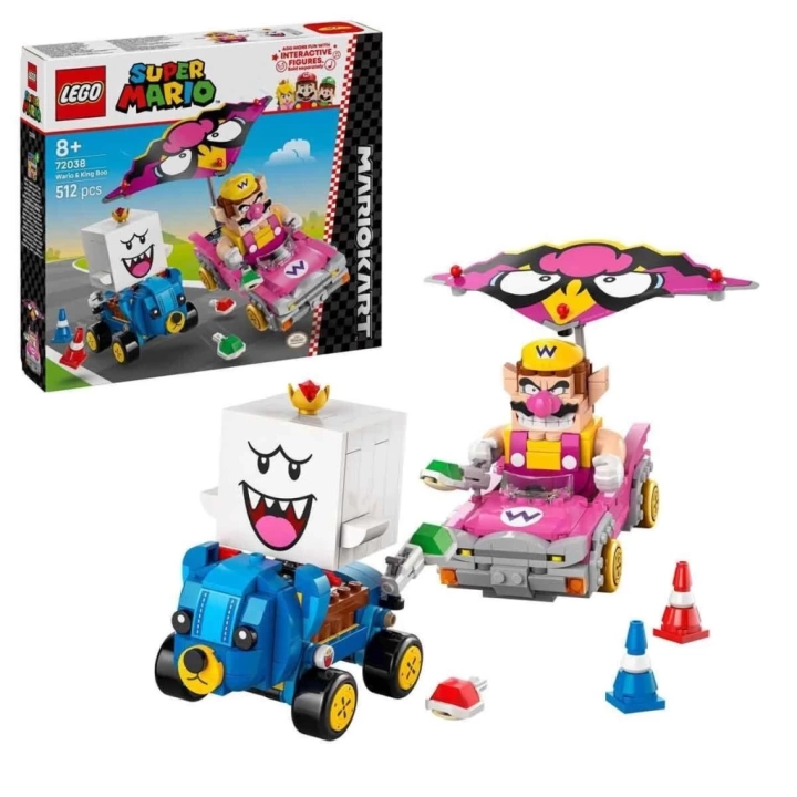 BFS  72038 Lego Super Mario - Wario ve King Boo 512 parça +8 yaş