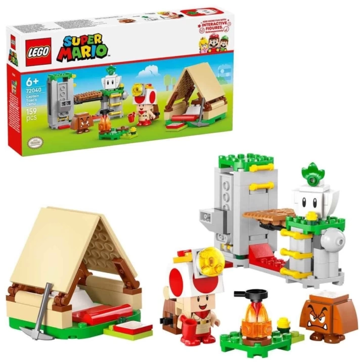 BFS  72040 Lego Super Mario - Kaptan Toadun Kampı 159 parça +6 yaş