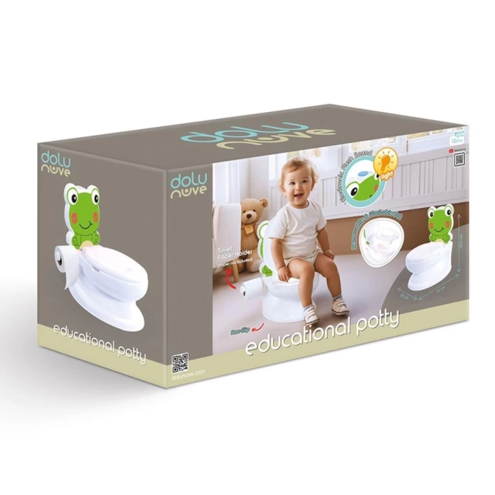 BFS   7238 Kurbağa Eğitici Klozet -Dolu Oyuncak