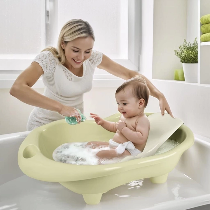 BFS  7269 HIPPO BEBEK YIKAMA KÜVETİ VE DESTEĞİ ECO YEŞİL