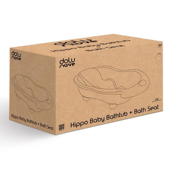 BFS  7269 HIPPO BEBEK YIKAMA KÜVETİ VE DESTEĞİ ECO YEŞİL