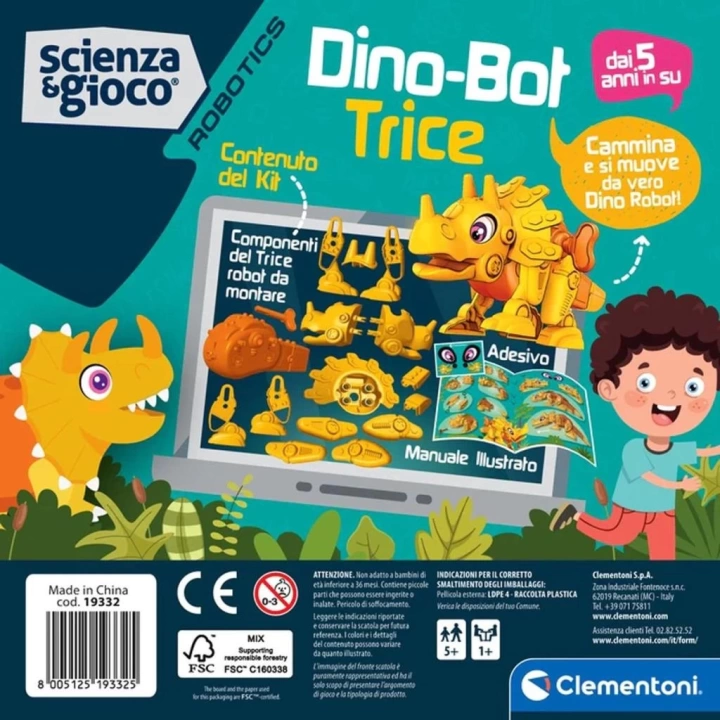 BFS  75074 Robotik Laboratuvarı - Dinobot Triceratops +5 yaş