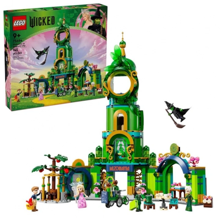 BFS   75684 Lego Wicked - Emerald Cityye Hoş Geldiniz 945 parça +9 yaş