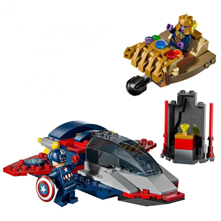 BFS  76319 Lego Marvel Kaptan Amerika Thanosa Karşı 107parça +4 yaş