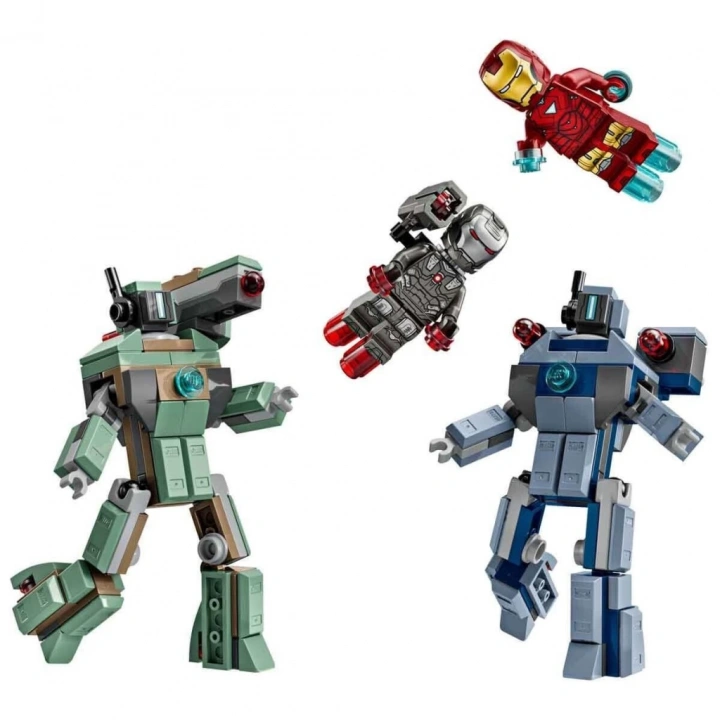 BFS  76320 Lego Marvel Iron Man ve War Machine Hammer Dronlara Karşı 204 parça +7 yaş
