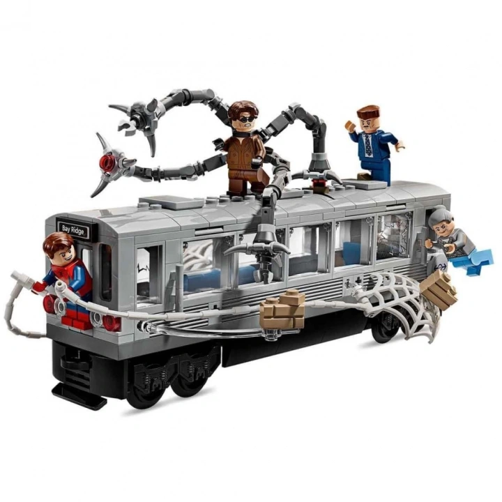 BFS  76321 Lego Marvel Örümcek Adam ile Doktor Oktopus Metroda 393 parça +9 yaş