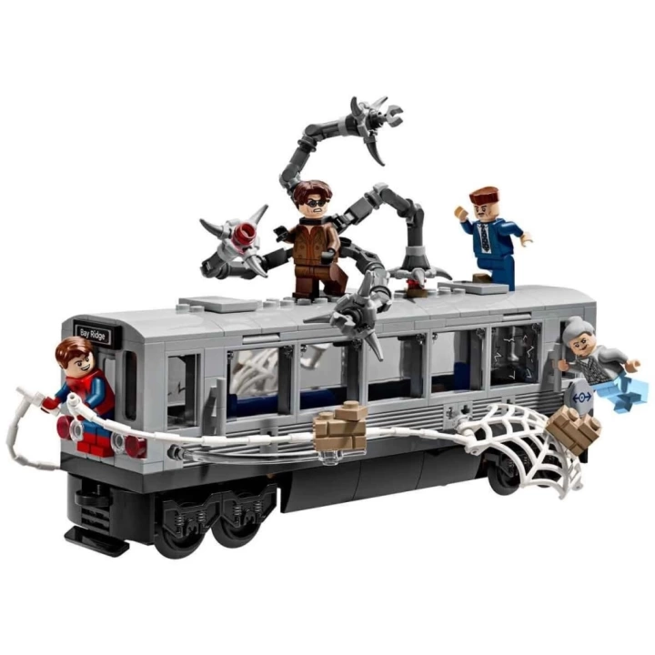 BFS  76321 Lego Marvel Örümcek Adam ile Doktor Oktopus Metroda 393 parça +9 yaş
