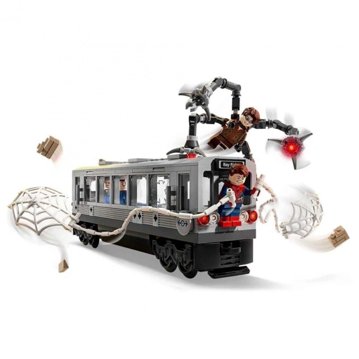 BFS  76321 Lego Marvel Örümcek Adam ile Doktor Oktopus Metroda 393 parça +9 yaş