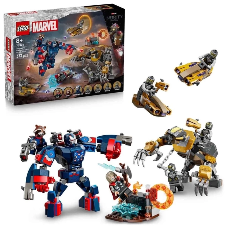 BFS  76322 Lego Marvel Avengers: Endgame Thor, Chitauriye Karşı 373 parça +8 yaş