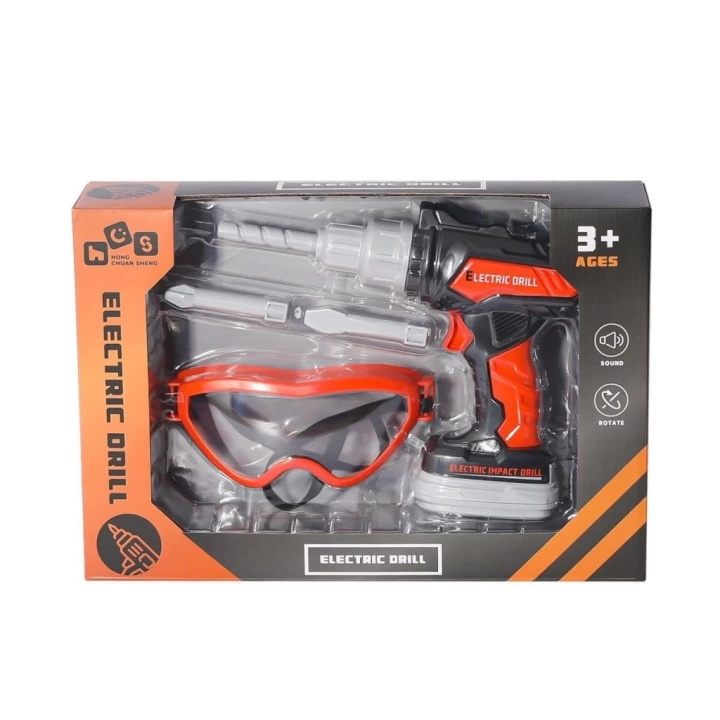 BFS  778-4 Sesli Oyuncak Matkap Seti -Prestij