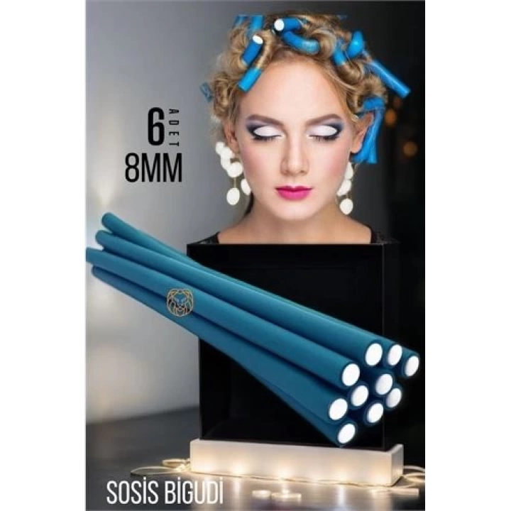 BFS 8 mm Sosis Latex Bigudi 6 lı Paket