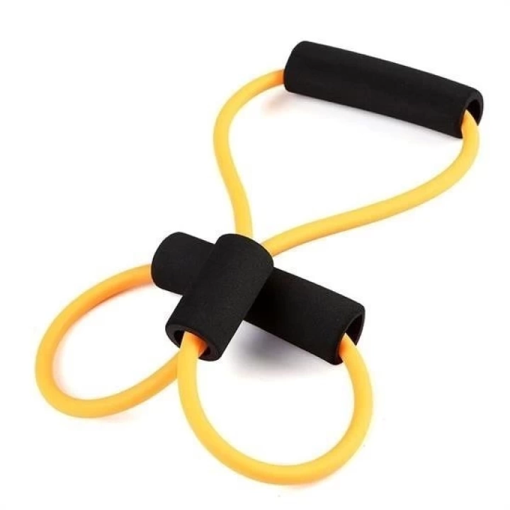BFS  8 Şeklinde Direnç Bandı Yoga Plates Ve Vücut Geliştirme Egzersiz Bandı