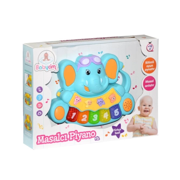 BFS   855-31A-24  Birliktoys, Babycim Masalcı Piyano-Fil