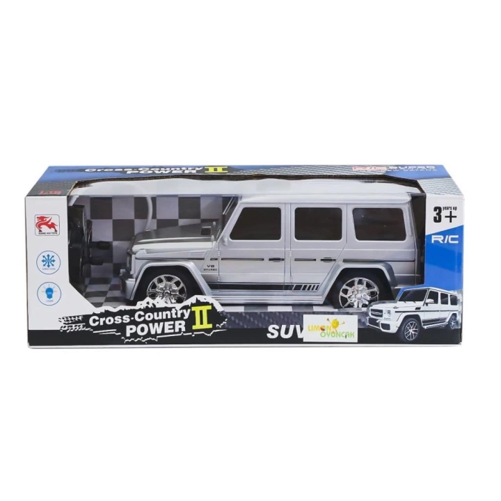 BFS   8578-2A Kumandalı Şarjlı Jeep Cross Country -Limon Oyuncak