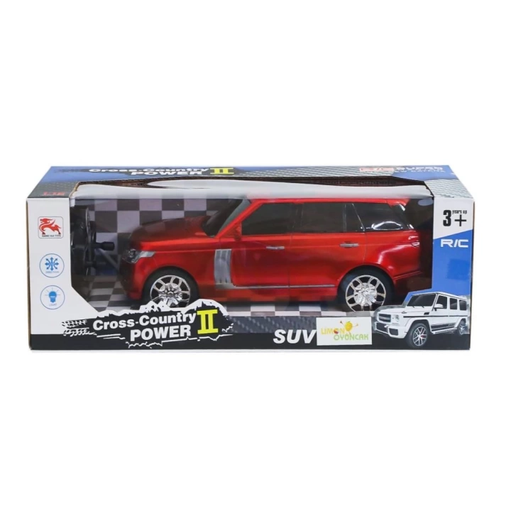 BFS   8578-2A Kumandalı Şarjlı Jeep Cross Country -Limon Oyuncak