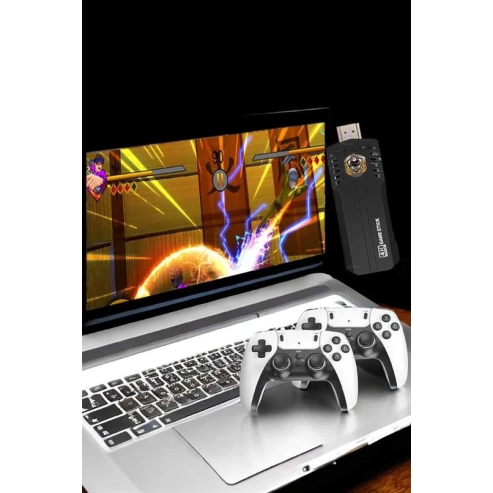 BFS 8K Android TV Gme Stick Video Oyun Konsolu Aile Retro 35000 Oyunlu Çift Kollu