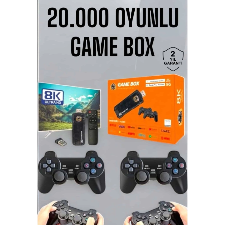 BFS 8K Premium 20.000 Oyunlu Gamebox TV Uyumlu