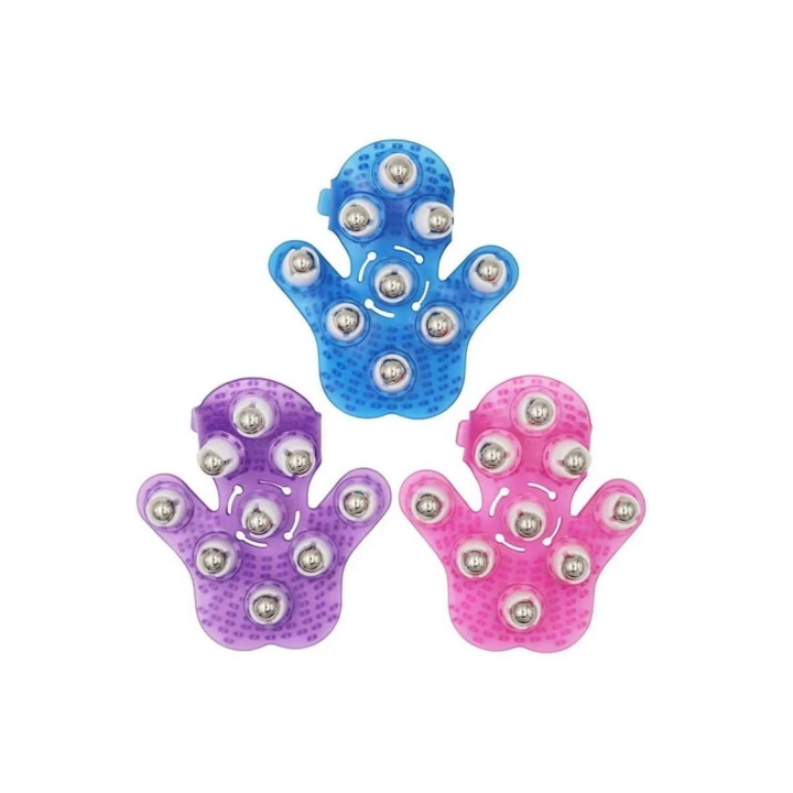 BFS 9 Bilyeli Masaj Eldiveni Giyilebilir Plastik Vücut Sıkılaştırıcı