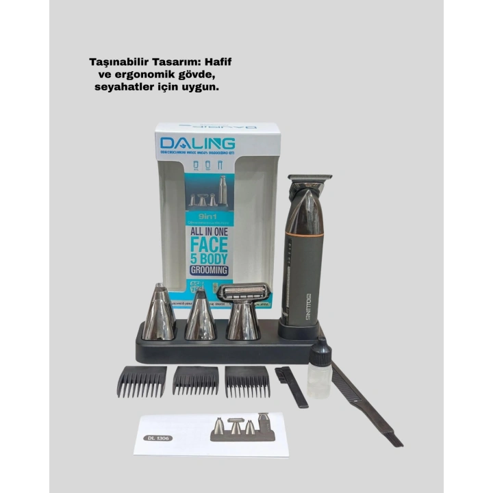 BFS 9’u 1 Arada Çoklu Bakım Tıraş Seti Profesyonel Saç Sakal Kesme