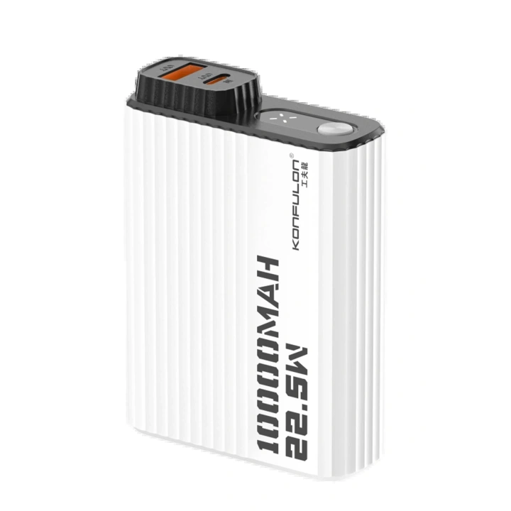 BFS A40Q 10.000 mAh PD 20W Mini Powerbank - Siyah-Beyaz
