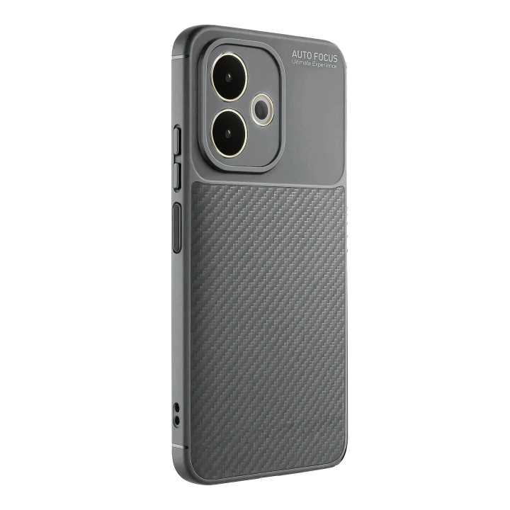 BFS   A5 Pro 4G Kılıf Auto Focus Karbon Kapak - Gri