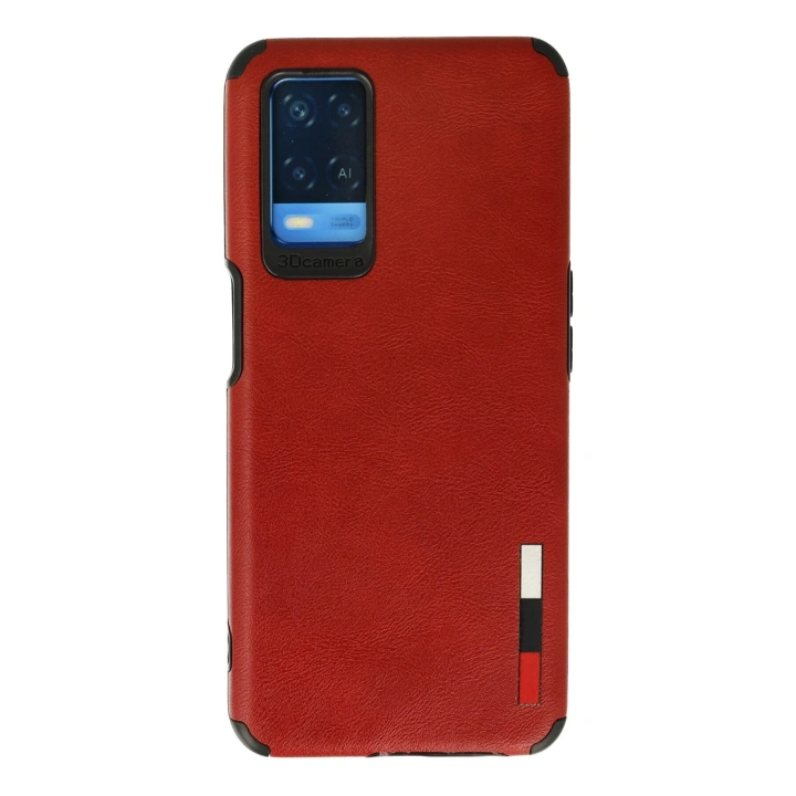 BFS   A54 4G Kılıf Loop Deri Silikon - Kırmızı