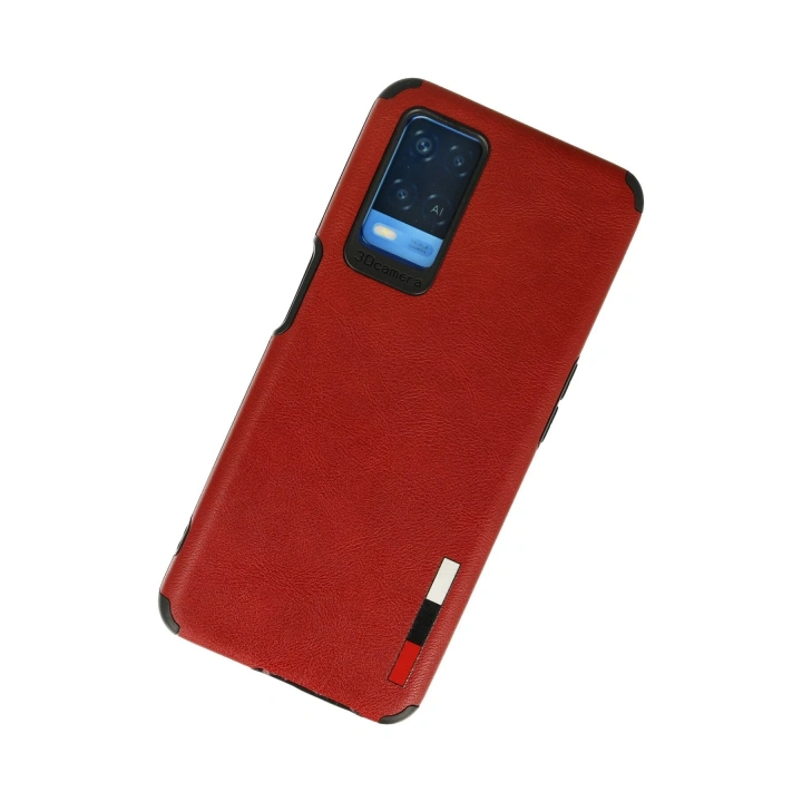 BFS   A54 4G Kılıf Loop Deri Silikon - Kırmızı