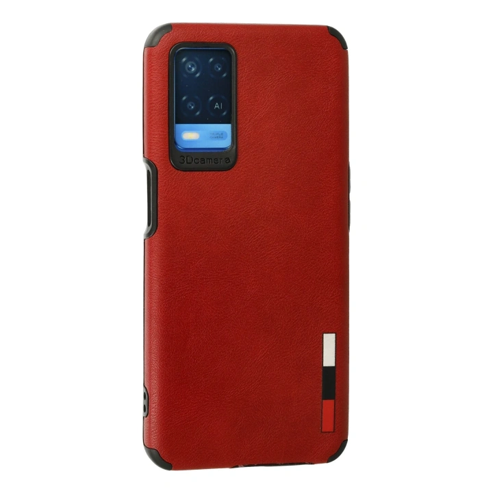 BFS   A54 4G Kılıf Loop Deri Silikon - Kırmızı