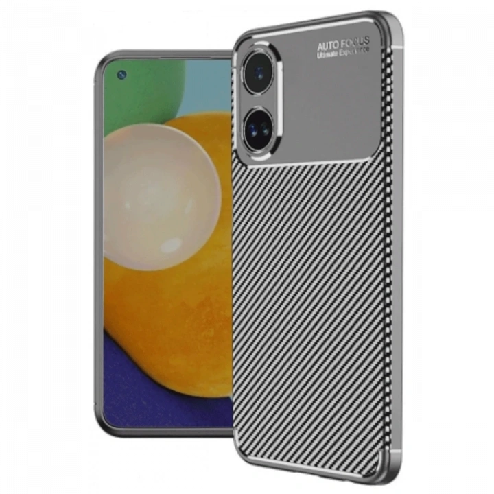 BFS   A60 Kılıf Auto Focus Karbon Kapak - Gri