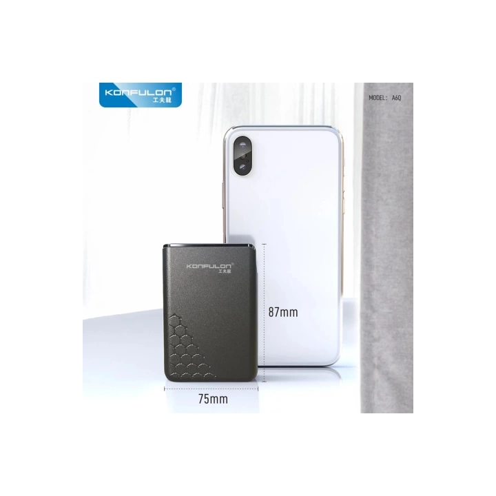 BFS A6Q 22.5W Usb 3.0 ve 20W Type-C Çıkışlı 10.000 mAh PD Powerbank - Siyah