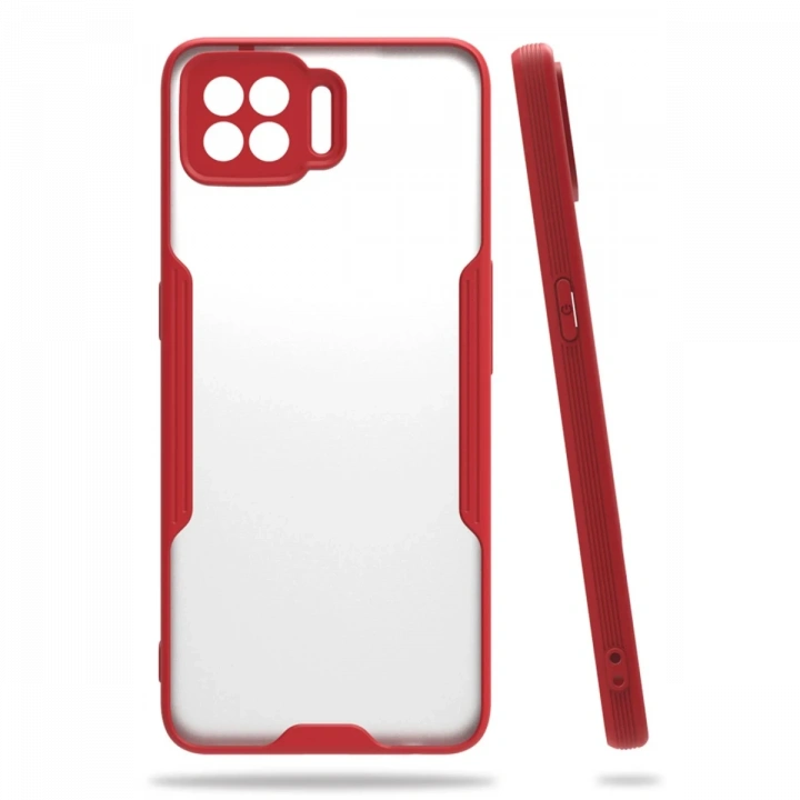 BFS   A73 Kılıf Platin Silikon - Kırmızı