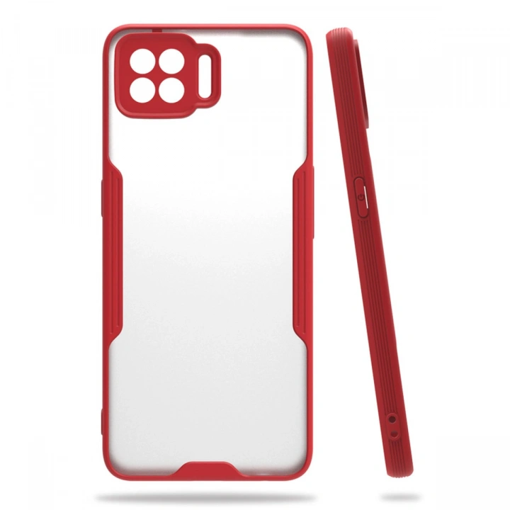 BFS   A73 Kılıf Platin Silikon - Kırmızı