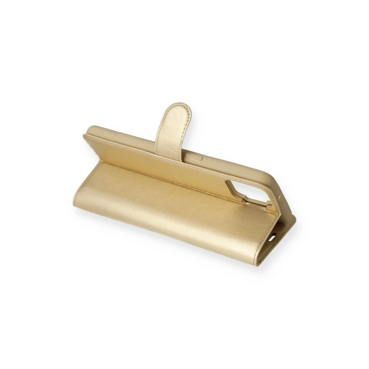 BFS   A73 Kılıf Trend S Plus Kapaklı Kılıf - Gold