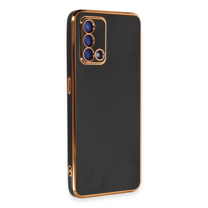 BFS   A74 4G Kılıf Volet Silikon - Siyah