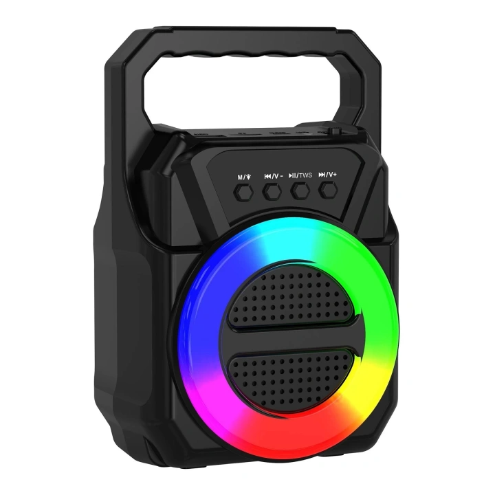 BFS ABS-1309 RGB FM Kablosuz Hoparlör - Siyah