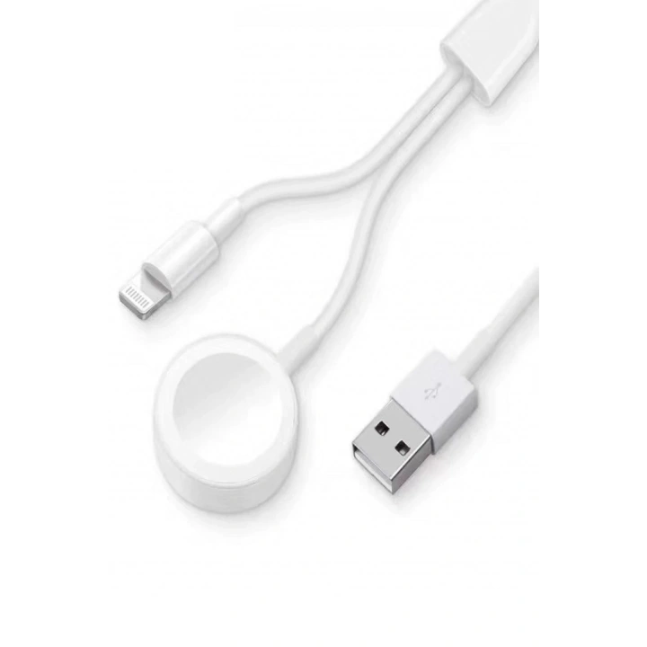 BFS  AC08 2in1 Kablosuz Şarj Apple Watch 1/2/3/4/5/6/7/8/SE