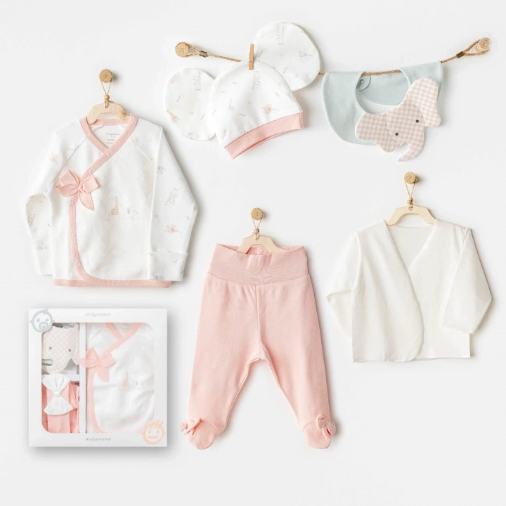 BFS   AC25500 Love Family 5Li Hastane Çıkış Seti Ekru