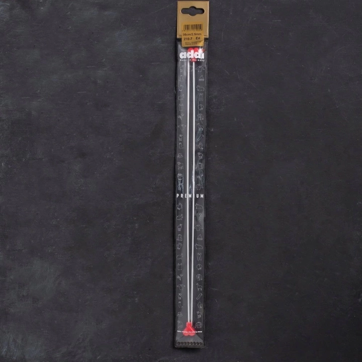 BFS Addi 2,5mm 35cm Klasik Alüminyum Hızlı Örgü Şişi -